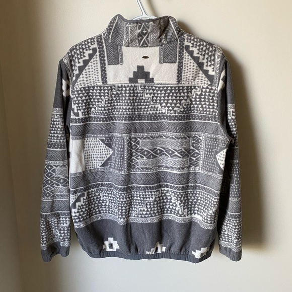 Cozy Winter Patterned Fleece Sweater - Picture 4 of 5